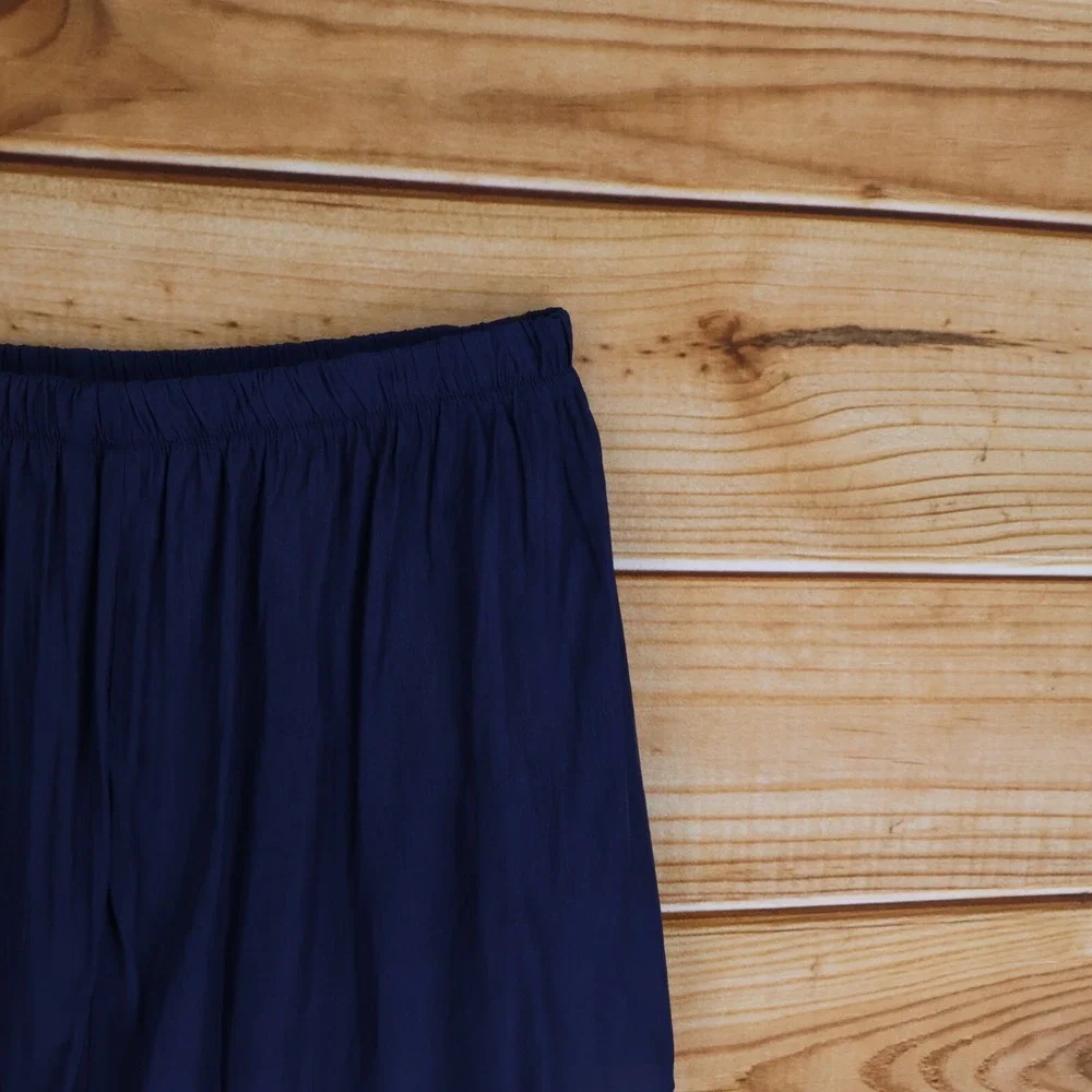 Fashion Nova Shorts Womens‎ Sz XL Dark Blue Stretch Waist Pockets Drawstring NWT